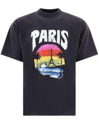 Balenciaga - "paris Tropical" T-shirt - Lyst