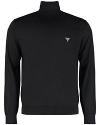 Prada - Virgin Wool Turtleneck Sweater - Lyst