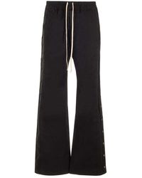Rick Owens - Drawstring Button-detailed Trousers - Lyst