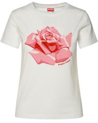 KENZO - Cotton T-Shirt - Lyst