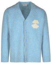 Autry - Light Wool Blend Cardigan - Lyst
