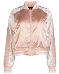 Kappa X Juicy Couture Side Logo Panel Bomber Jacket - Pink