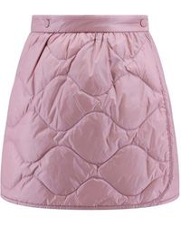 Moncler - Quilted Skirt - Lyst