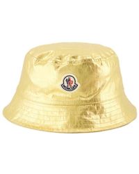 Moncler - Logo Patch Slip-on Bucket Hat - Lyst