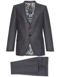 Etro - Check Pattern Suit, - Lyst