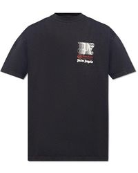 Palm Angels - T-Shirt Moneygram Haas F1 Team - Lyst