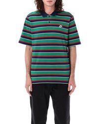 Nike - Club Striped Polo Shirt - Lyst