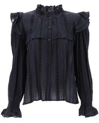 Isabel Marant - Isabel Marant Etoile Jatedy Shirt With Jacquard Details - Lyst