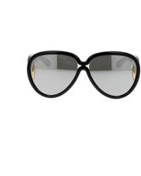 Loewe - Aviator Frame Sunglasses - Lyst