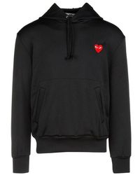 comme des garcons play pullover hoody
