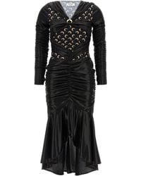 Marine Serre - Lunar Crescent Regenerated Fabric Mini Dress - Lyst
