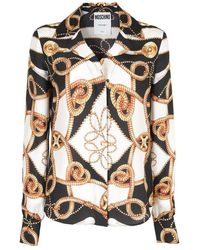 Moschino - Stampa All Over Faucets - Lyst