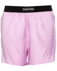 Tom Ford - Stretch Silk Satin Boxer Shorts - Lyst