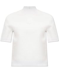 Tory Burch - Top With Logo, - Lyst