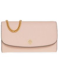 Tory Burch - ‘Robinson’ Wallet With Strap - Lyst