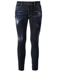 DSquared² - Skinny Jeans In Stretch Denim - Lyst