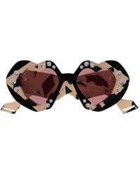 Gucci - Heart Shaped Sunglasses - Lyst