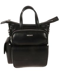Versace - Cargo Zipped Tote Bag - Lyst