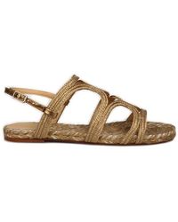 Castañer - Pitra Slingback Flat Sandals - Lyst