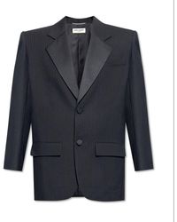 Saint Laurent - Oversized Tuxedo Blazer - Lyst