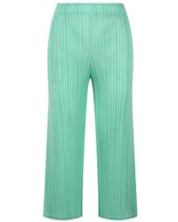 Pleats Please Issey Miyake - March Pleated Trousers - Lyst