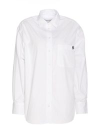 Maison Kitsuné - Fox Head Patch Long-sleeved Shirt - Lyst