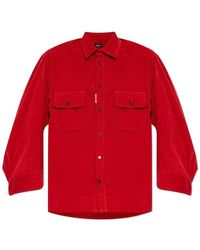 DSquared² - Long-sleeved Corduroy Shirt - Lyst