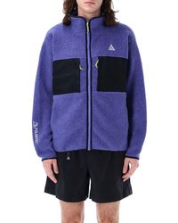 Nike - Acg 'arctic Wolf' Full-zip Top 50% Recycled Polyester - Lyst