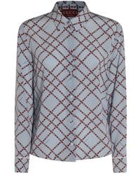 Gucci - Light Silk Shirt - Lyst
