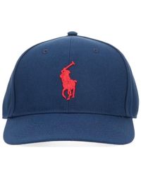 navy polo hat