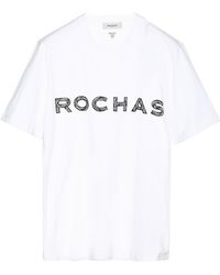 Rochas Romq701267rq245900001 Cotton T-shirt - White