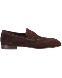 Santoni Foster Loafers - Brown