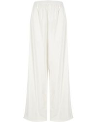 Balenciaga - Drawstring Straight-leg Trousers - Lyst