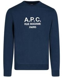 A.P.C. Sweatshirt Rufus Navy - Blue
