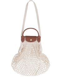 Longchamp - Le Pliage Filet Top Handle Bag - Lyst