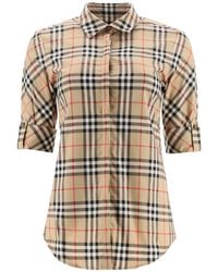 Burberry - Vintage Checked Short-sleeved Shirt - Lyst