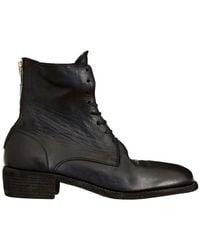 Guidi - Rear Zipped Lace-up Boots - Lyst