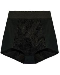 Dolce & Gabbana - High Waist Jacquard Shorts - Lyst