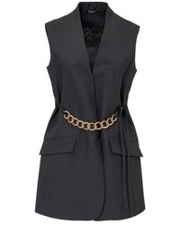 Givenchy - Chain Embellished Sleeveless Jacket - Lyst