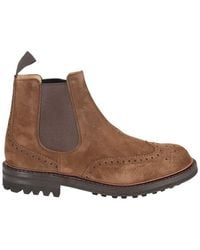 Church's - Perforated Slip-on Chelsea Boots - Lyst