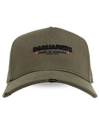 DSquared² - Rocco Twill Distressed Baseball Hat - Lyst