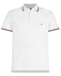 Tommy Hilfiger - Logo Embroidered Short-Sleeved Polo Shirt - Lyst
