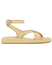 Gia Borghini - Crossover Strapped Sandals - Lyst