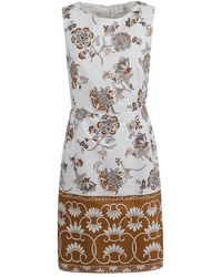 Eleventy - Pattern-printed Sleeveless Dress - Lyst