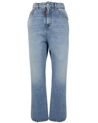 DSquared² - High Waisted Flared Jeans - Lyst