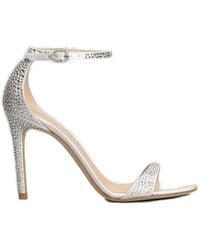 Stuart Weitzman - Nudist Shine Sandals - Lyst