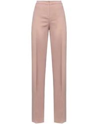 Pinko - Glossy Flared Trousers - Lyst