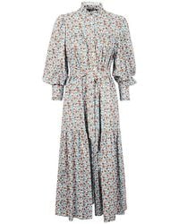 Weekend by Maxmara - All-over Floral Printed Midi Dress - Lyst