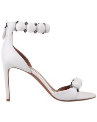 Alaïa - Leather Bombe Sandals 90 - Lyst