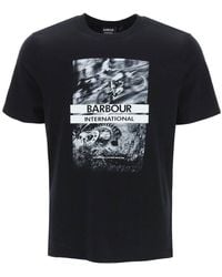 Barbour - International Logo T-shirt - Lyst